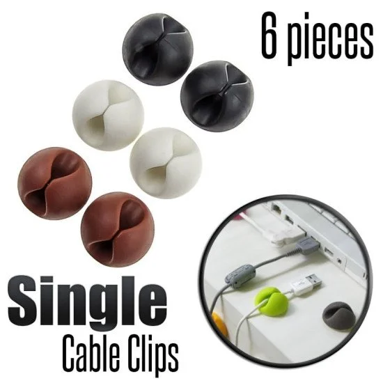 Cable Clips Cc-908 (6 Τμχ.) Cable Clips Cc-908 (6 Τμχ.)