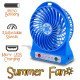 Usb Summer Fan Blue Usb Summer Fan Blue