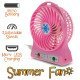 Usb Summer Fan Pink Usb Summer Fan Pink