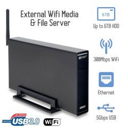 Nas wifi media & file server