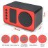 Bluetooth ηχείο φορητό kb10 red