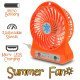 Usb Summer Fan Orange Usb Summer Fan Orange
