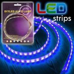 12v super bright blue strip 60cm