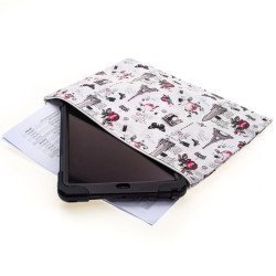 Φάκελος Εγγράφων Δερματίνη Με Φερμουάρ French Roses