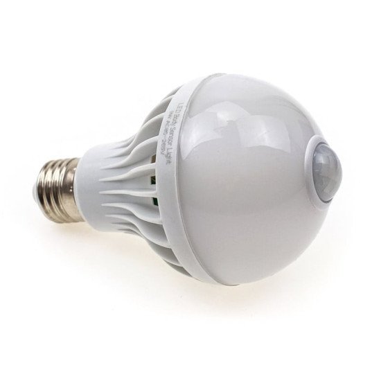 Λάμπα Led E27 9W Με Ανιχνευτή Κίνησης 360°