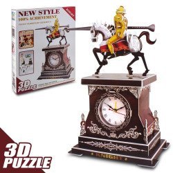 3d puzzle ρολόι ιππότης