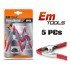 Σφιγκτήρας Μεταλλικός Em Tools (5 Τμχ.)