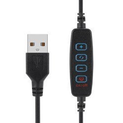 Led Ring Light 26Cm 20W Black