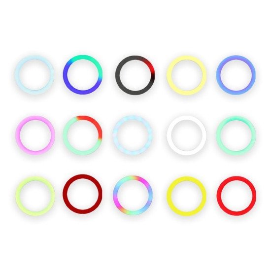 Led Ring Light 33Cm Rgb 25W Black