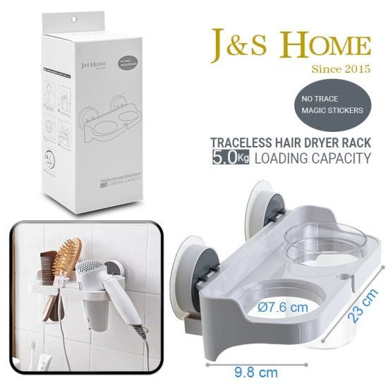 Traceless Hair Dryer Rack J&S Home Traceless Hair Dryer Rack J&S Home