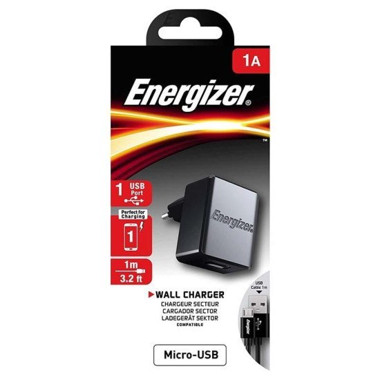 Energizer Φορτιστής Ταξιδίου Micro Usb
