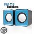 Στέρεο Ηχεία Usb 2.0 V310 Μπλε/Μαύρο