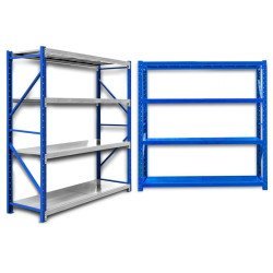 Ράφια Βαρέως Τύπου 200X150X60 Μπλε-Λευκό