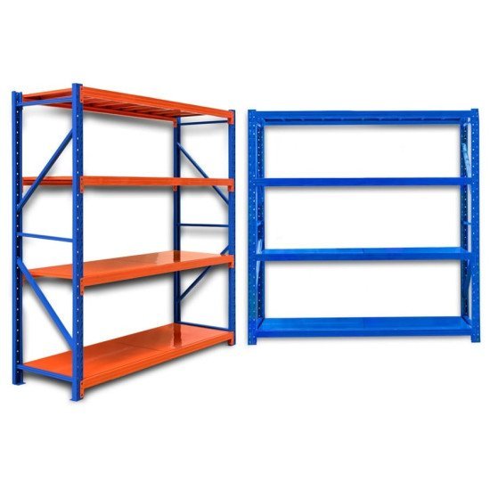Ράφια Βαρέως Τύπου 250X200X40 Μπλε-Πορτοκαλί