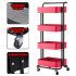 Εργαλειοφορέας 4 Επιπέδων 45X35X107 Μαύρο-Κόκκινο