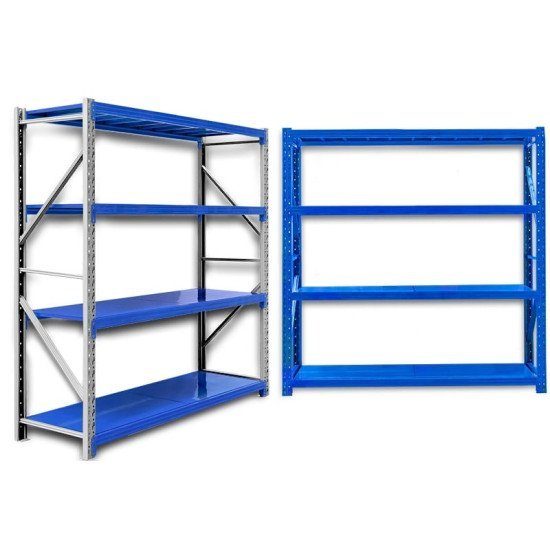 Ράφια Βαρέως Τύπου 250X150X60 Λευκό-Μπλε Ράφια Βαρέως Τύπου 250X150X60 Λευκό-Μπλε