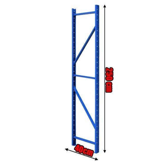 Κολώνα Βαρέως Τύπου 250X40 Μπλε