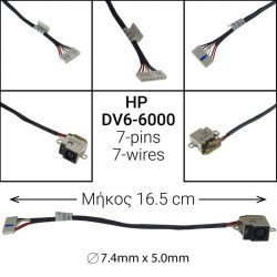 Dc Jack Hp Dv6-6000