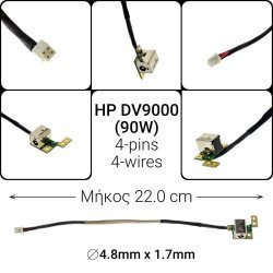 Dc Jack Hp Dv9000(90W) Dc Jack Hp Dv9000(90W)