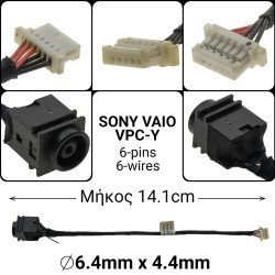 Dc Jack Sony Vaio Vpc-Y , Vpc-Y2
