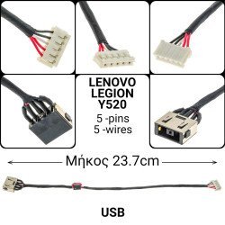 Dc Jack Lenovo Legion Y520