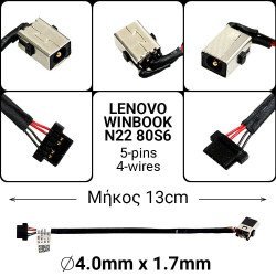 Dc Jack Lenovo Chromebook N22-20 Dw939