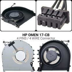 Ανεμιστήρας Για Hp Omen 17-Cb For Cpu Ανεμιστήρας Για Hp Omen 17-Cb For Cpu