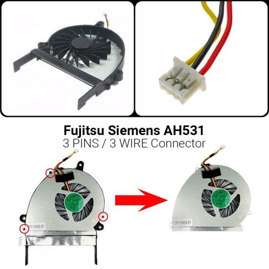Ανεμιστήρας Fujitsu Siemens Ah531