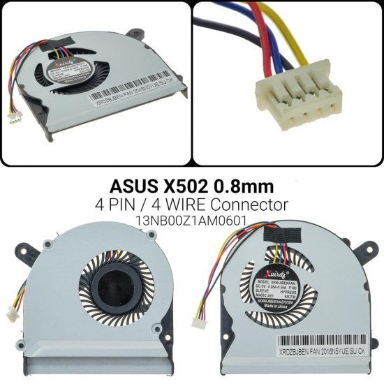 Ανεμιστήρας Asus X502 0.8Mm Ανεμιστήρας Asus X502 0.8Mm