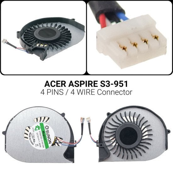 Ανεμιστήρας Για Acer Aspire S3-951 Ανεμιστήρας Για Acer Aspire S3-951