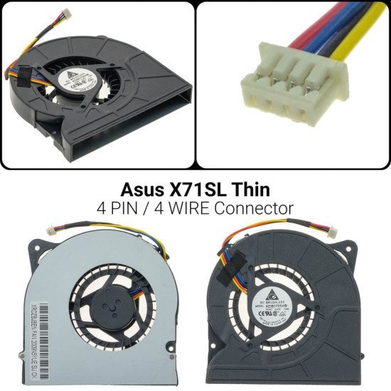 Ανεμιστήρας Asus X71Sl Thin Ανεμιστήρας Asus X71Sl Thin