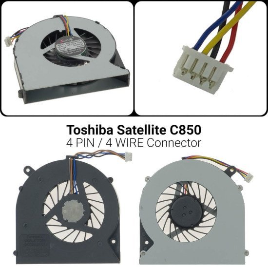 Ανεμιστήρας Toshiba Satellite C850 4Pin Ανεμιστήρας Toshiba Satellite C850 4Pin