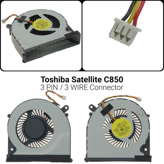 Ανεμιστήρας Toshiba Satellite C850 (3Pin Version 1). Ανεμιστήρας Toshiba Satellite C850 (3Pin Version 1).