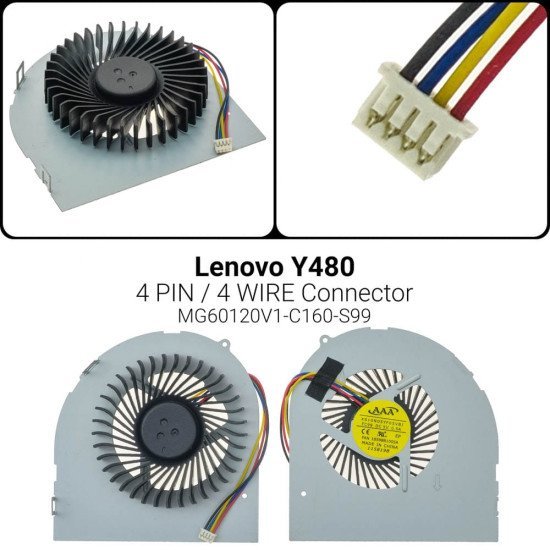 Ανεμιστήρας Lenovo Y480 Ανεμιστήρας Lenovo Y480