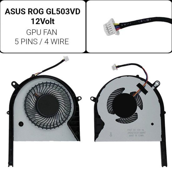 Ανεμιστήρας Gpu Asus Rog Gl503Ge 12V 1A