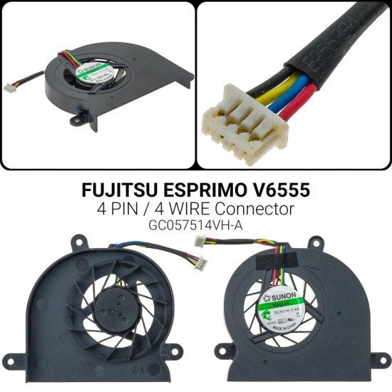 Ανεμιστήρας Fujitsu Esprimo V6555 V6515 Ανεμιστήρας Fujitsu Esprimo V6555 V6515