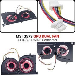 Ανεμιστηράκι Msi Gs73 Gpu Dual Fan