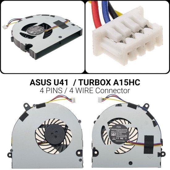 Ανεμιστήρας Για Asus U41 / Turbox A15 Ανεμιστήρας Για Asus U41 / Turbox A15