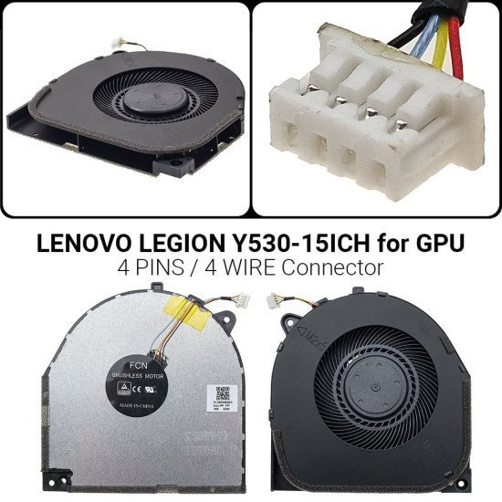 Ανεμιστήρας Για Lenovo Legion Y530-15Ich Gpu Ανεμιστήρας Για Lenovo Legion Y530-15Ich Gpu