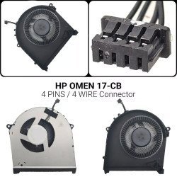 Ανεμιστήρας Για Hp Omen 17-Cb For Gpu Ανεμιστήρας Για Hp Omen 17-Cb For Gpu