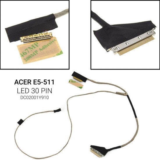 Καλωδιοταινία Οθόνης Για Acer E5-511 (Μακρυά) Type Α Καλωδιοταινία Οθόνης Για Acer E5-511 (Μακρυά) Type Α