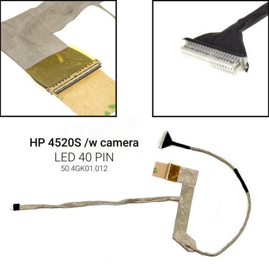 Καλωδιοταινία Οθόνης Για Hp 4520S 4525S With Camera Καλωδιοταινία Οθόνης Για Hp 4520S 4525S With Camera