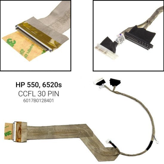 Καλωδιοταινία Οθόνης Για Hp 550 6520S 6720S 15 Καλωδιοταινία Οθόνης Για Hp 550 6520S 6720S 15