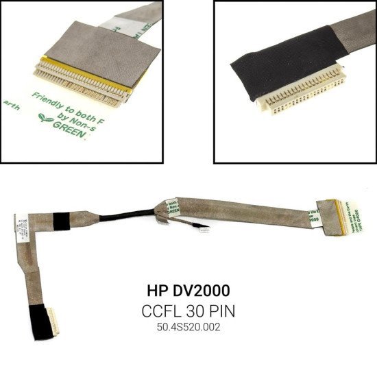 Καλωδιοταινία Οθόνης Για Hp Dv2000 Dv2100 Dv2600 Dv2700