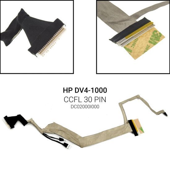 Καλωδιοταινία Οθόνης Για Hp Dv4 Dv4-1000
