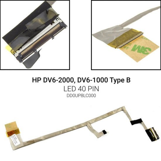 Καλωδιοταινία Οθόνης Για Hp Dv6 Dv6-2000 Dv6-1200 Type B