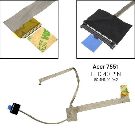 Καλωδιοταινία Οθόνης Για Acer 7551 Καλωδιοταινία Οθόνης Για Acer 7551