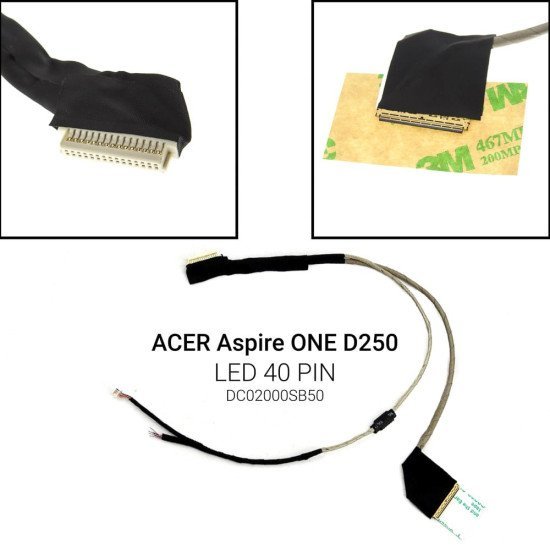 Καλωδιοταινία Οθόνης Για Acer Aspire One D250 Καλωδιοταινία Οθόνης Για Acer Aspire One D250