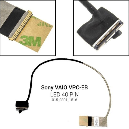 Καλωδιοταινία Οθόνης Για Sony Vaio Vpc-Eb Led Καλωδιοταινία Οθόνης Για Sony Vaio Vpc-Eb Led