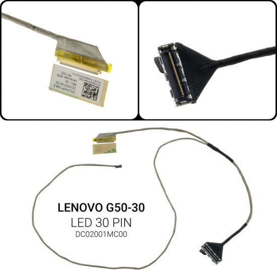 Καλωδιοταινία Οθόνης Για Lenovo G50-30 (Κοντη)